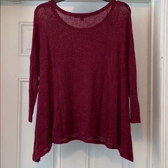 American Eagle Wine Color Sweater - Picture 6 of 6